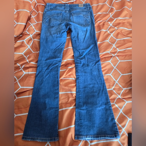 Paris Blues Flare Denim Stretch Women's Juniors Size 9 Y2K 2000s - Picture 3 of 8